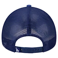 New Era Royal Los Angeles Dodgers Trucker A-Frame 9FORTY Adjustable Hat