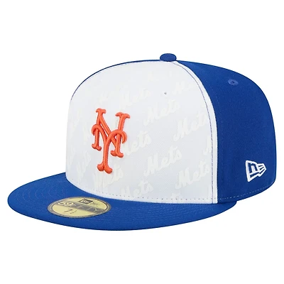 New Era Royal New York Mets Repeat 59FIFTY Fitted Hat