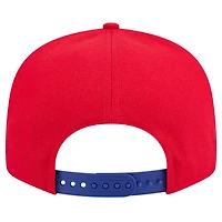 New Era Royal Philadelphia 76ers Throwback Gradient Tech Font 9FIFTY Snapback Hat