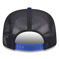 New Era Royal Philadelphia 76ers Throwback Team Arch Golfer Snapback Hat