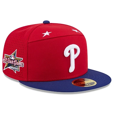New Era Royal Philadelphia Phillies 2025 MLB All-Star Game Side Patch 59FIFTY Fitted Hat