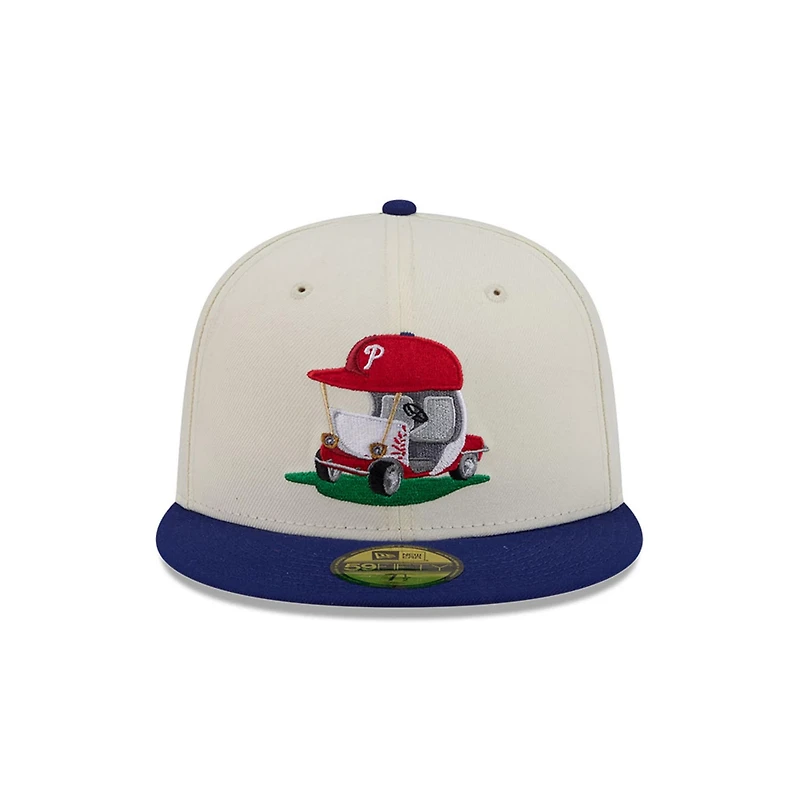 New Era Royal Philadelphia Phillies Bullpen Cart 59FIFTY Fitted Hat