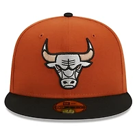 New Era Rust/ Chicago Bulls Two-Tone 59FIFTY Fitted Hat