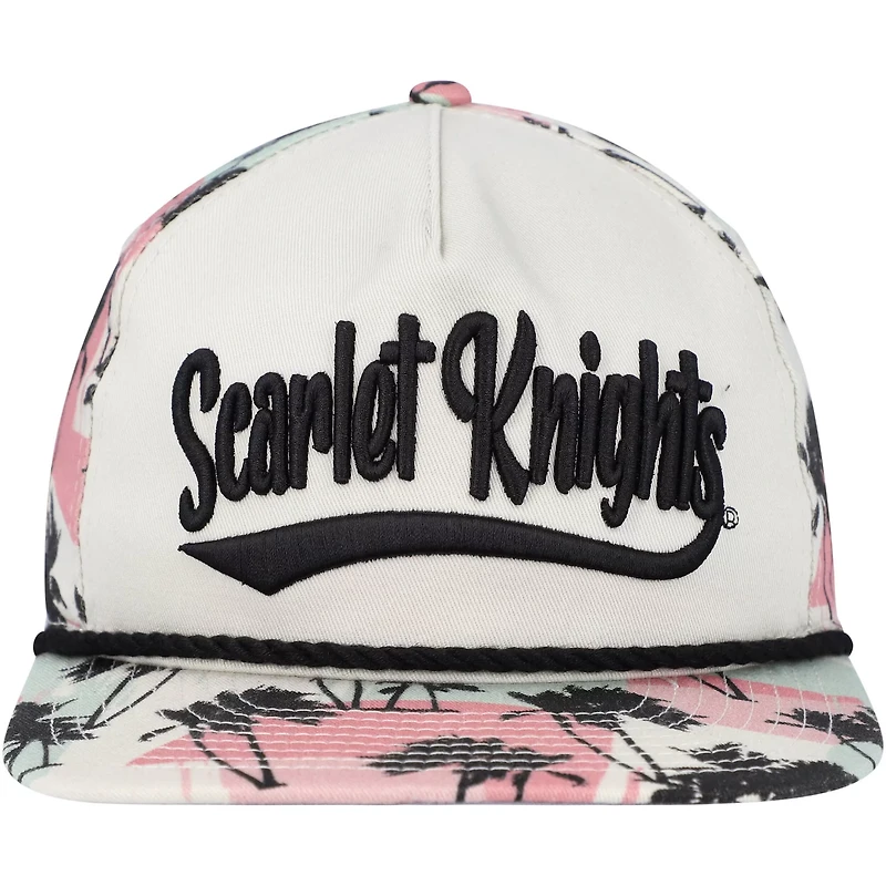 New Era Rutgers Scarlet Knights High Tide Golfer Snapback Hat