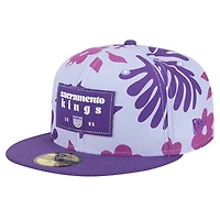 New Era Sacramento Kings Palm Fronds 2-Tone 59FIFTY Fitted Hat