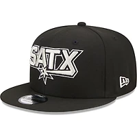 New Era San Antonio Spurs Jersey Hook Statement Edition 9FIFTY Snapback Hat