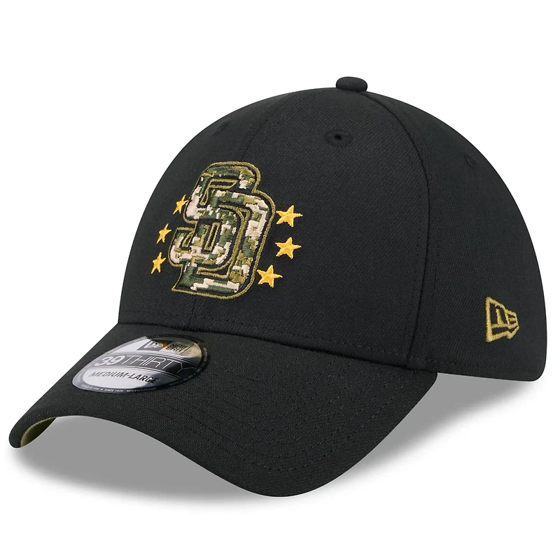 New Era San Diego Padres 2024 Armed Forces Day 39THIRTY Flex Hat