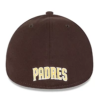 New Era San Diego Padres 2025 MLB Postseason Side Patch 39THIRTY Flex Hat