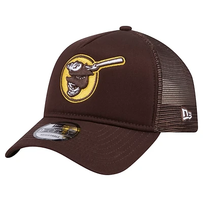 New Era San Diego Padres 9FORTY A-Frame Trucker Adjustable Hat