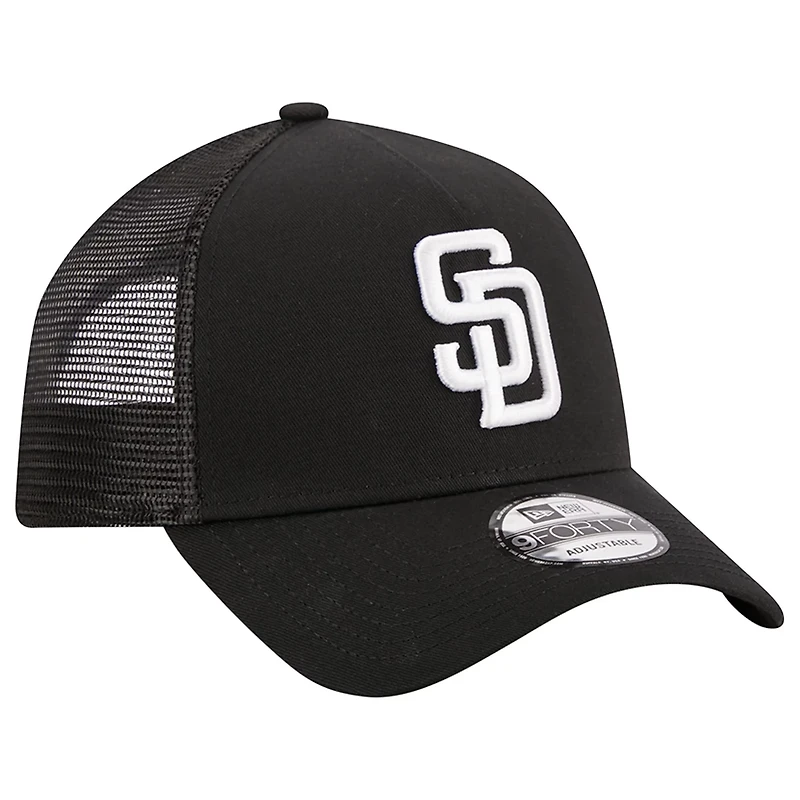 New Era San Diego Padres A-Frame 9FORTY Trucker Adjustable Hat