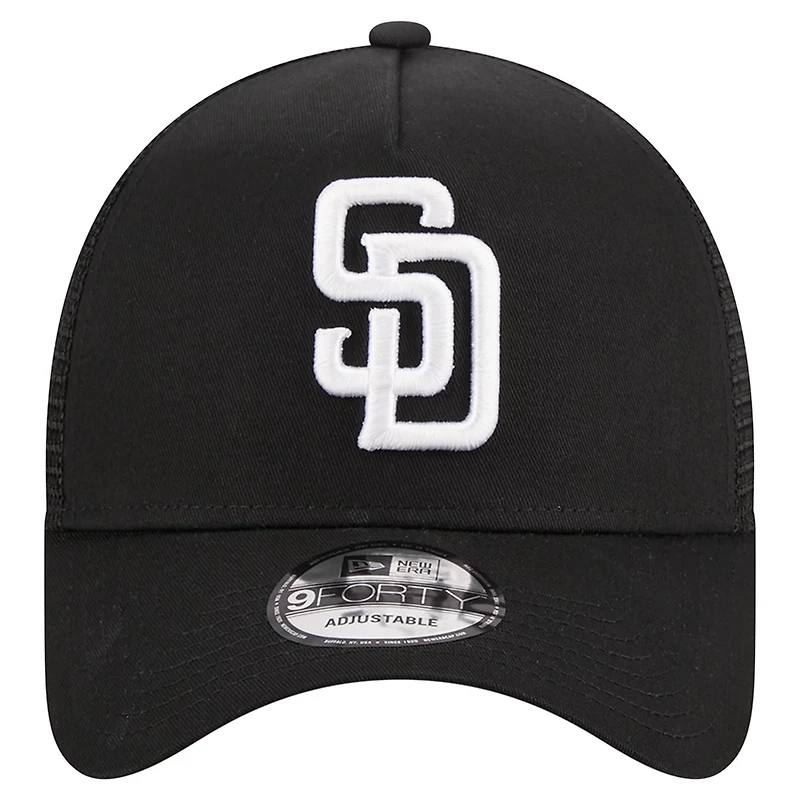 New Era San Diego Padres A-Frame 9FORTY Trucker Adjustable Hat