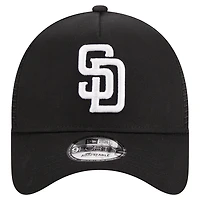 New Era San Diego Padres A-Frame 9FORTY Trucker Adjustable Hat