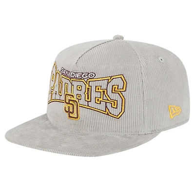 New Era San Diego Padres Corduroy Golfer Snapback Hat