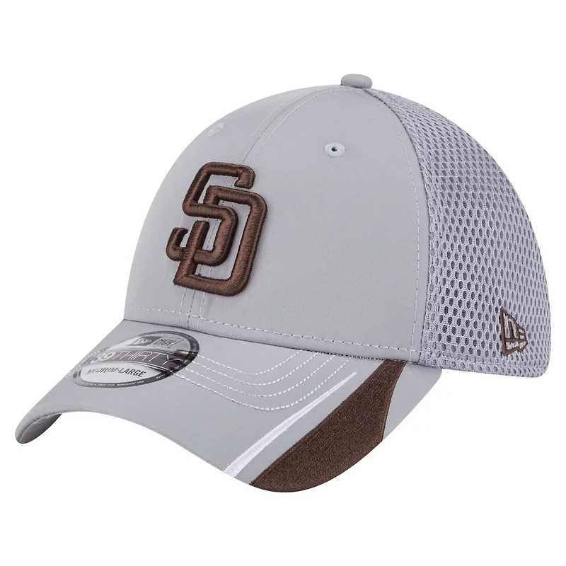 New Era San Diego Padres Linear 39THIRTY Flex-Fit Hat