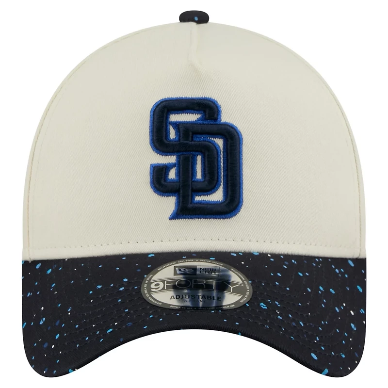 New Era San Diego Padres Speckle A-Frame 9FORTY Adjustable Hat