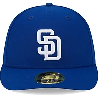 New Era San Diego Padres White Logo Low Profile 59FIFTY Fitted Hat