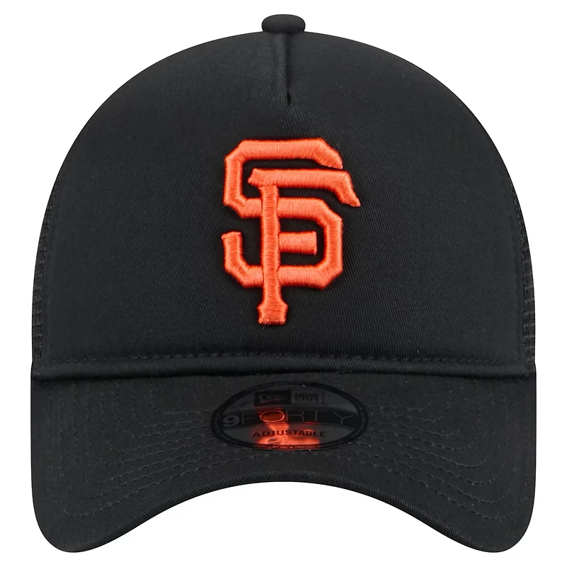 New Era San Francisco Giants 9FORTY A-Frame Trucker Adjustable Hat