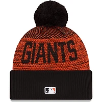 New Era San Francisco Giants Authentic Collection Sport Cuffed Knit Hat with Pom