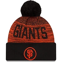 New Era San Francisco Giants Authentic Collection Sport Cuffed Knit Hat with Pom