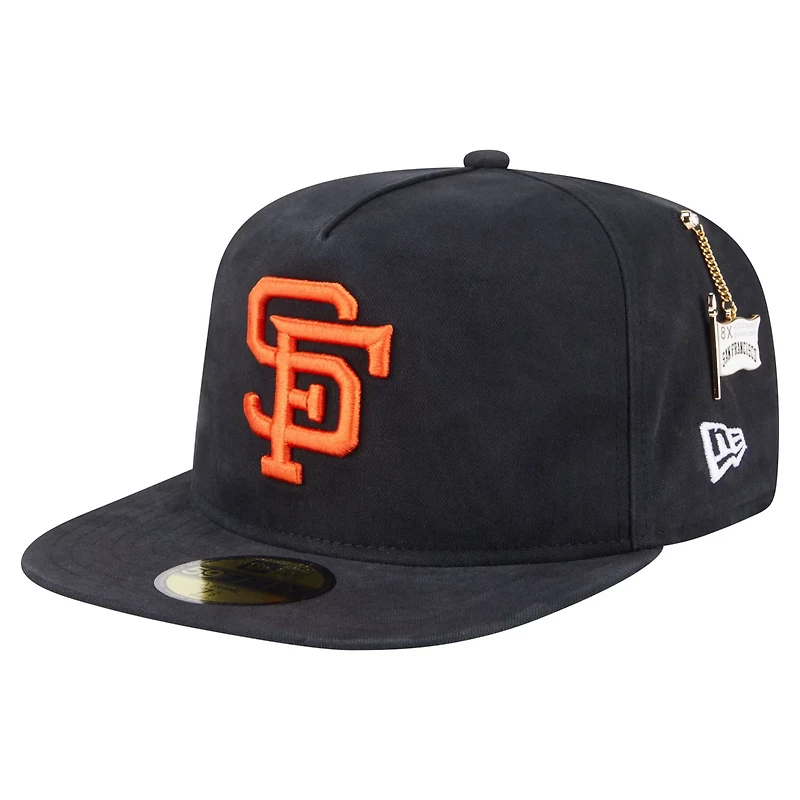 New Era San Francisco Giants Championship Side Flag A-Frame 59FIFTY Fitted Hat