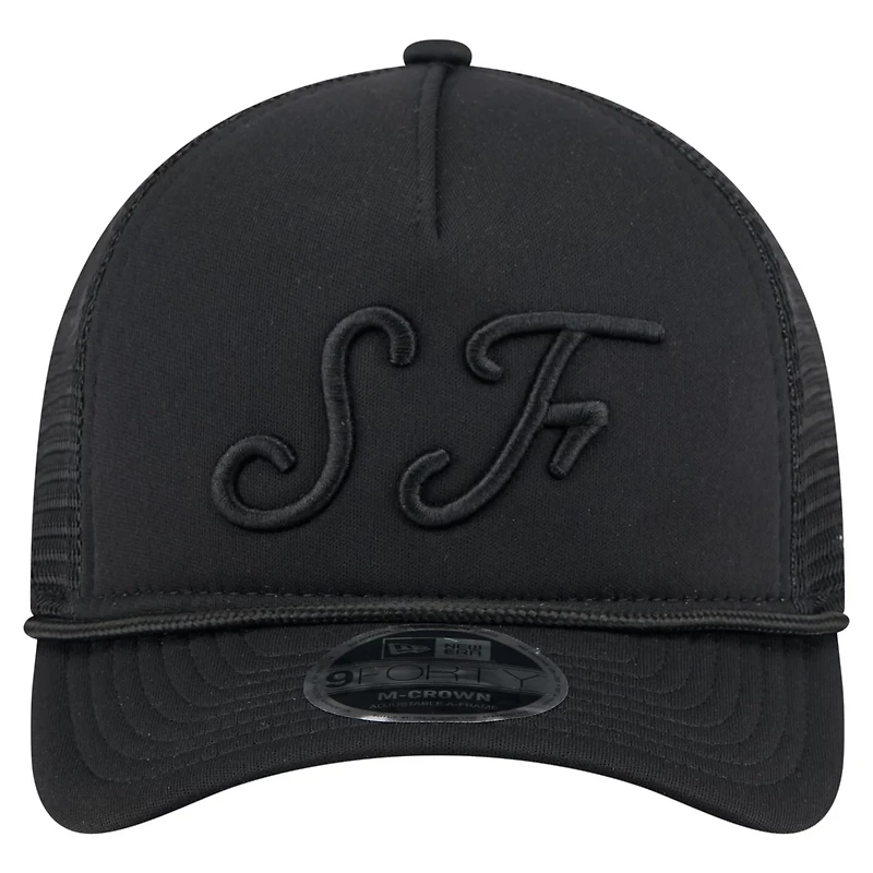 New Era San Francisco Giants City Initial 9FORTY A-Frame M-Crown Adjustable Trucker Hat