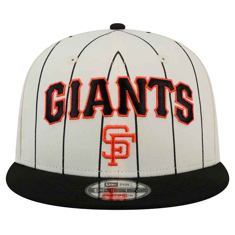 New Era San Francisco Giants Jersey Pinstripe 9FIFTY Snapback Hat
