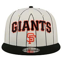New Era San Francisco Giants Jersey Pinstripe 9FIFTY Snapback Hat