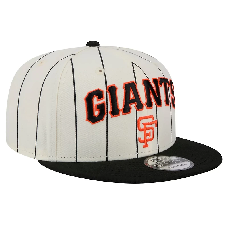 New Era San Francisco Giants Jersey Pinstripe 9FIFTY Snapback Hat