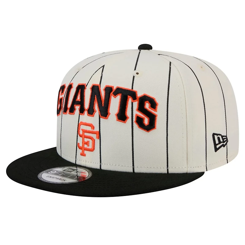 New Era San Francisco Giants Jersey Pinstripe 9FIFTY Snapback Hat