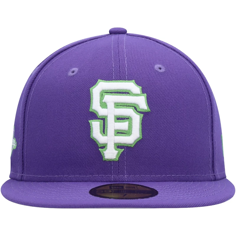 New Era San Francisco Giants Lime Side Patch 59FIFTY Fitted Hat