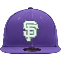 New Era San Francisco Giants Lime Side Patch 59FIFTY Fitted Hat
