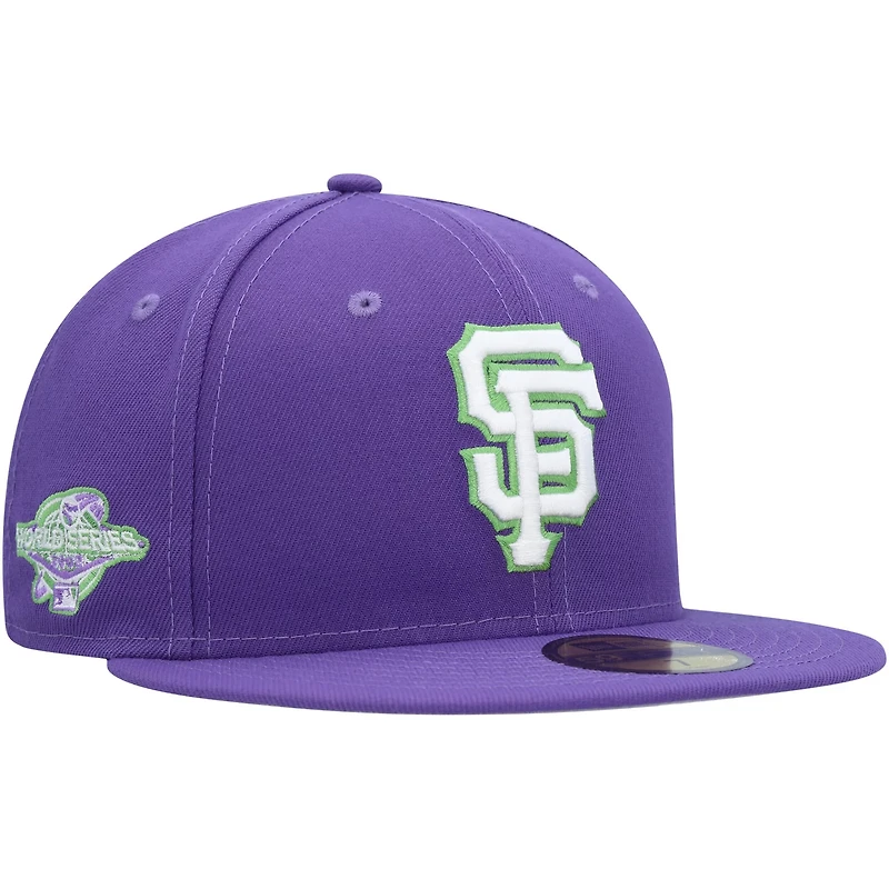New Era San Francisco Giants Lime Side Patch 59FIFTY Fitted Hat