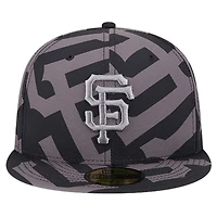 New Era San Francisco Giants Logo Fracture 59FIFTY Fitted Hat