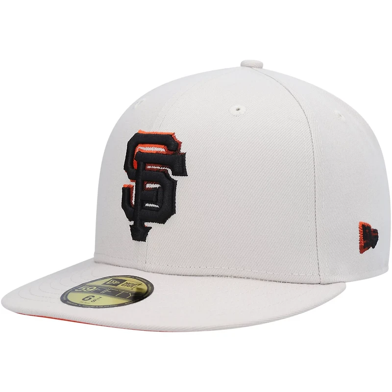 New Era San Francisco Giants Stone Dim Undervisor 59FIFTY Fitted Hat