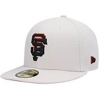 New Era San Francisco Giants Stone Dim Undervisor 59FIFTY Fitted Hat