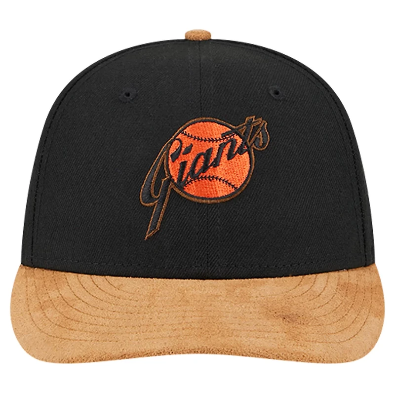 New Era San Francisco Giants Team Suede Visor Low Profile 59FIFTY Fitted Hat