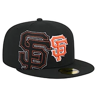 New Era San Francisco Giants Yarn Stitch 59FIFTY Fitted Hat