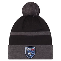 New Era San Jose Earthquakes 2025 Kickoff Cuffed Knit Hat with Pom
