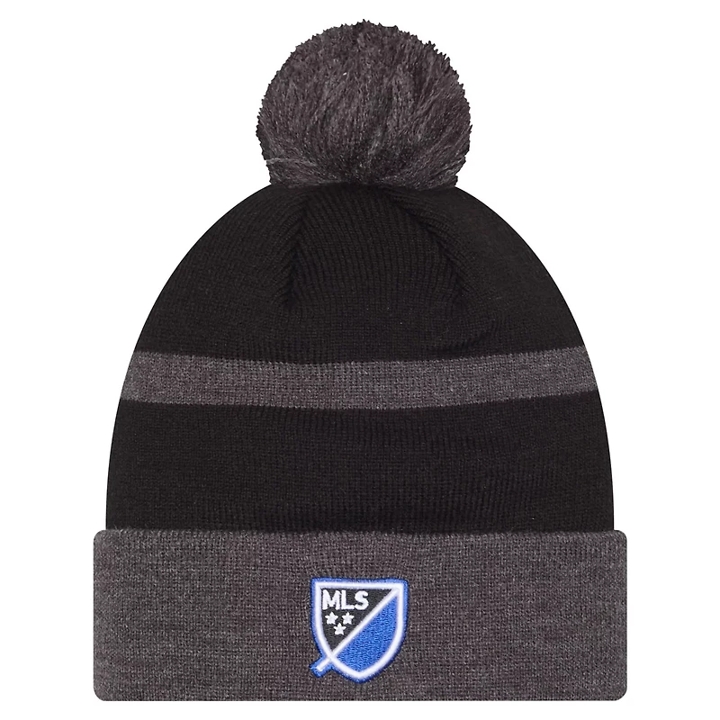 New Era San Jose Earthquakes 2025 Kickoff Cuffed Knit Hat with Pom