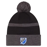 New Era San Jose Earthquakes 2025 Kickoff Cuffed Knit Hat with Pom