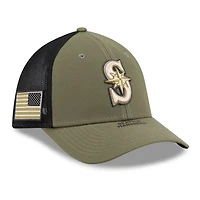 New Era Seattle Mariners 2026 Armed Forces Day 39THIRTY M-Crown Flex Hat