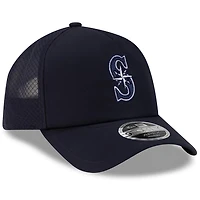 New Era Seattle Mariners 2026 Batting Practice Apex 9FORTY Adjustable Trucker Hat