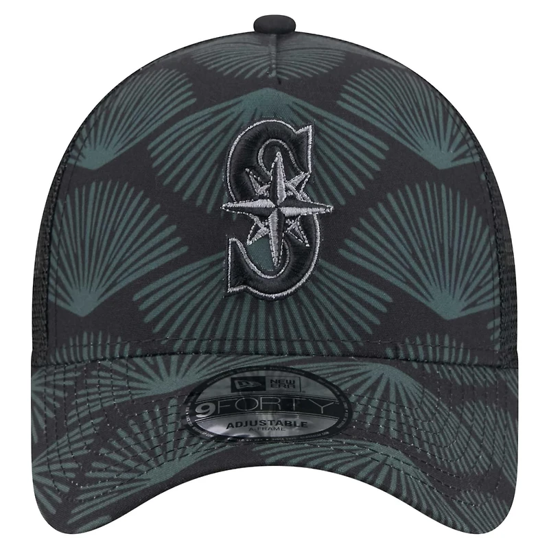 New Era Seattle Mariners 9FORTY A-Frame Trucker Adjustable Hat