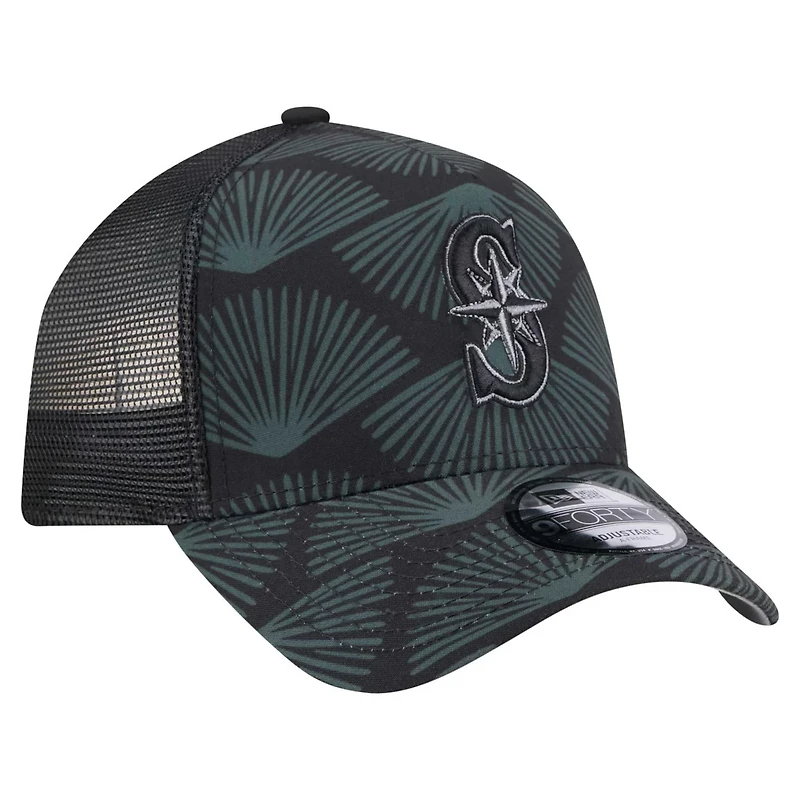 New Era Seattle Mariners 9FORTY A-Frame Trucker Adjustable Hat