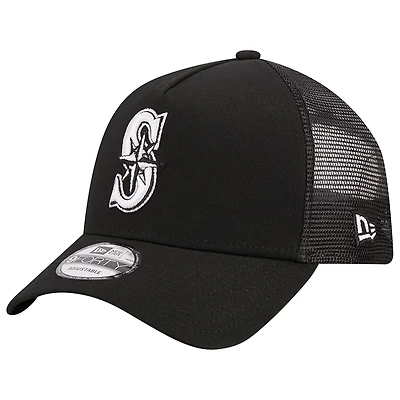 New Era Seattle Mariners A-Frame 9FORTY Trucker Adjustable Hat
