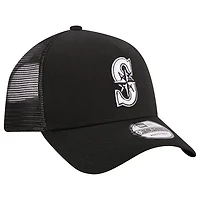 New Era Seattle Mariners A-Frame 9FORTY Trucker Adjustable Hat