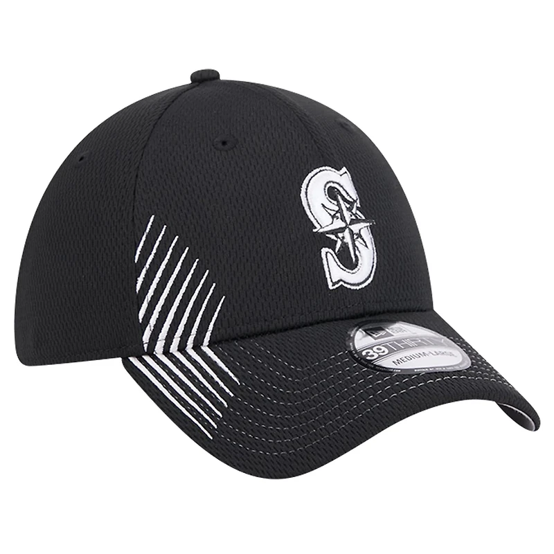 New Era Seattle Mariners Active Dash Mark 39THIRTY Flex Hat
