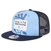 New Era Seattle Mariners Bikini Bottom Trucker 9FIFTY Snapback Hat