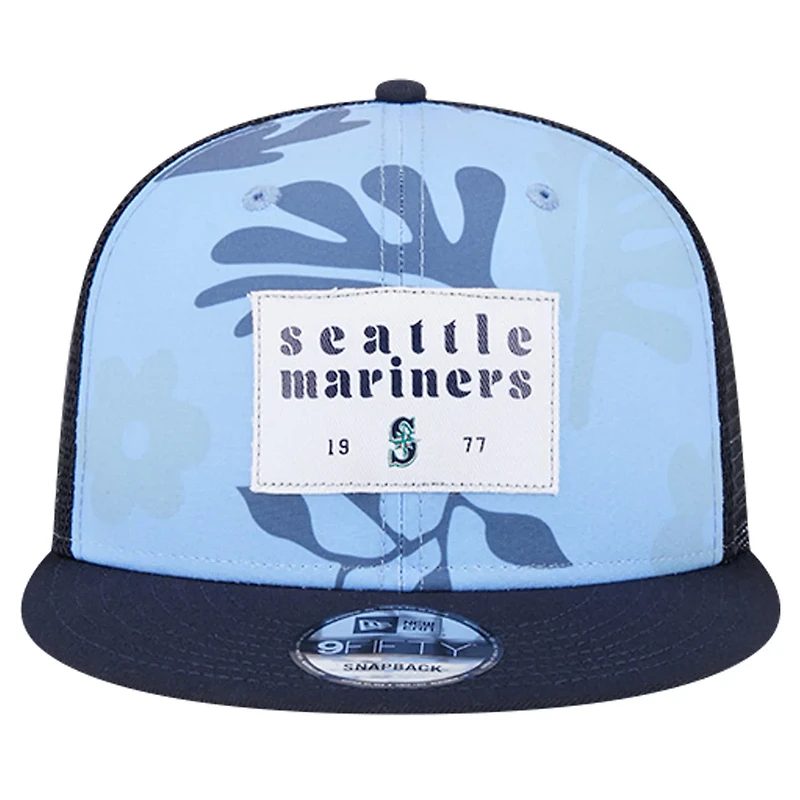 New Era Seattle Mariners Bikini Bottom Trucker 9FIFTY Snapback Hat