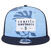 New Era Seattle Mariners Bikini Bottom Trucker 9FIFTY Snapback Hat